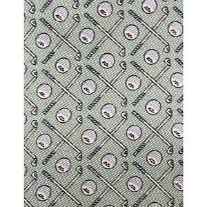 Vineyard Vines Green Golf Club Ball Silk Tie